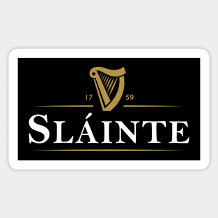 Slainte Irish Drink Sticker